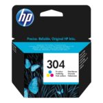 Cartouche d'encre HP 304 - couleur (cyan, magenta, jaune) - originale