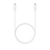 Câble samsung original 1m Type C / TYPE C 5A - Blanc