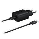 Chargeur secteur + cable 1m Samsung FAST CHARGE original Type C / Type C25W - Noir Avec boite